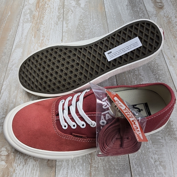 Vans Red and White Sneakers - Picture 8 of 9